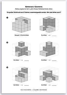 Download => Geometrie => Fehlende Würfel zählen (10)