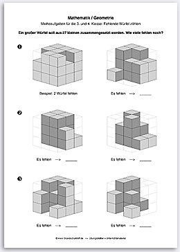 Download => Geometrie => Fehlende W�rfel z�hlen (13)