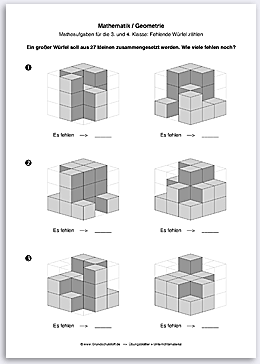 Download => Geometrie => Fehlende Würfel zählen (5)