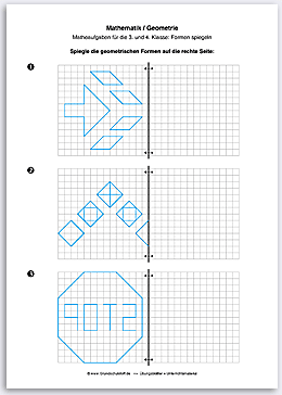 Download => Geometrie => Linien und Figuren spiegeln (3)