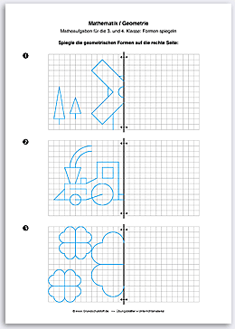 Download => Geometrie => Linien und Figuren spiegeln (4)