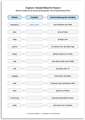 Download => Vokabel-Rätsel mit Umschreibung (6)