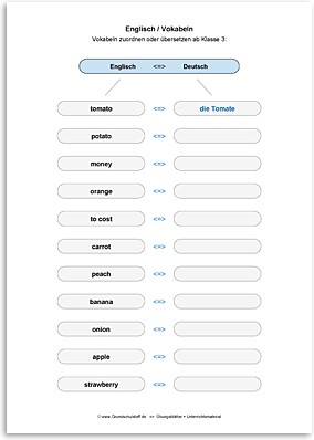 Download => Vokabeln zuordnen oder übersetzen (23)
