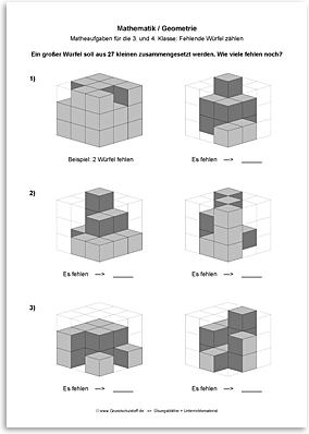 Download => Geometrie => Fehlende Würfel zählen (10)