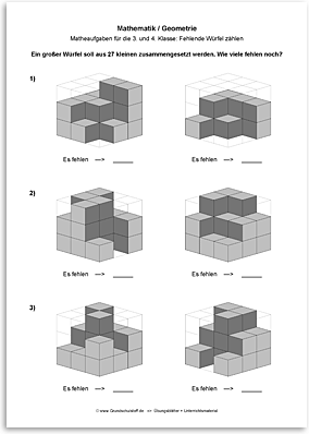 Download => Geometrie => Fehlende Würfel zählen (14)