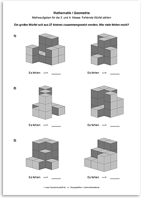 Download => Geometrie => Fehlende Würfel zählen (9)