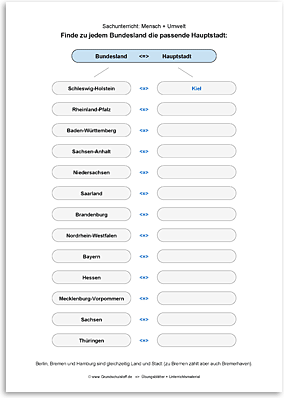 Download => Hauptstädte der Bundesländer in Deutschland (2)